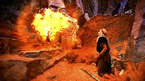 ten commandments movie burning bush scene